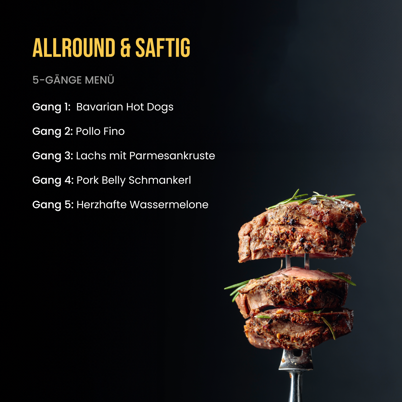 Grillkurs: Allround & Saftig - BBQ-Rescher