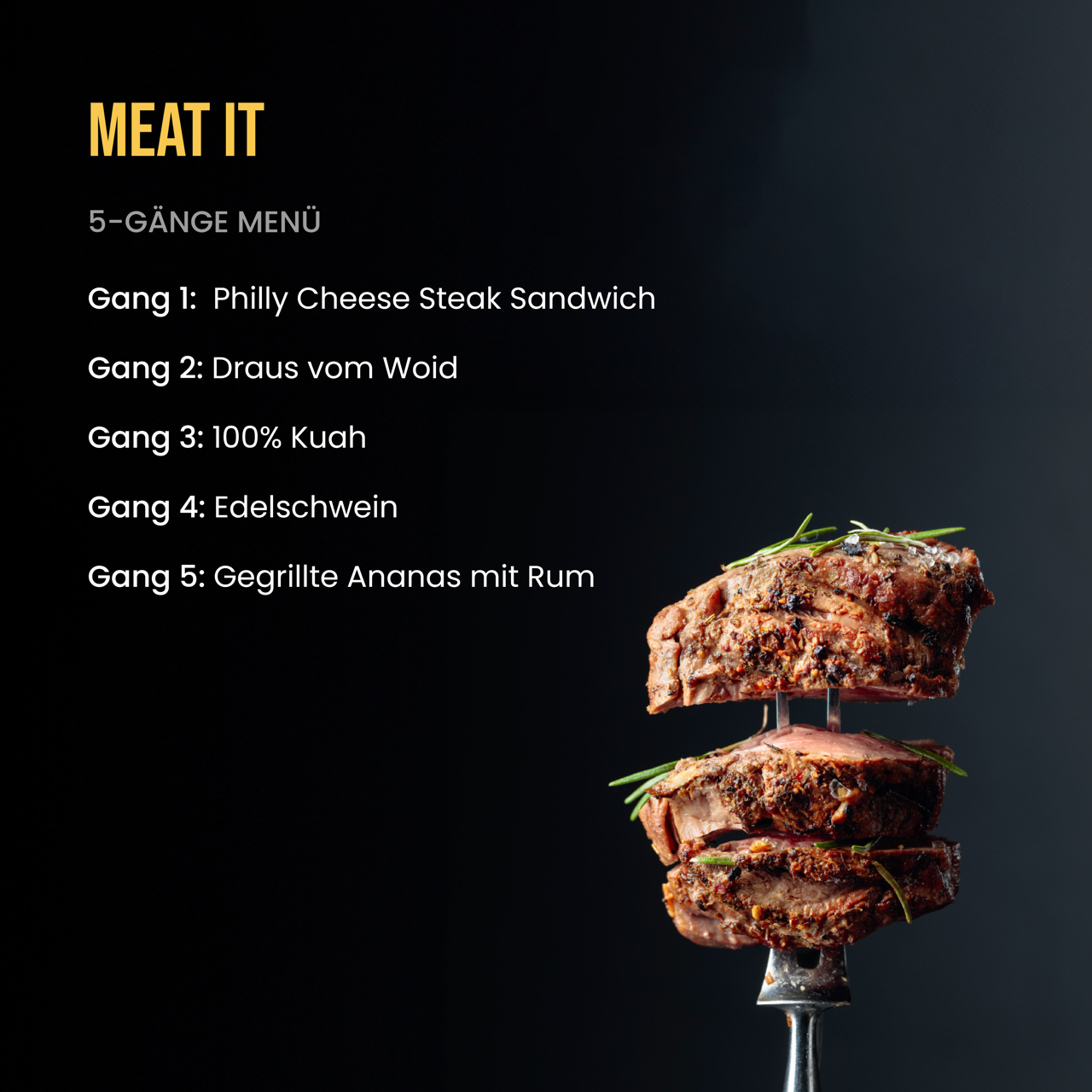 Grillkurs: Meat It - BBQ-Rescher