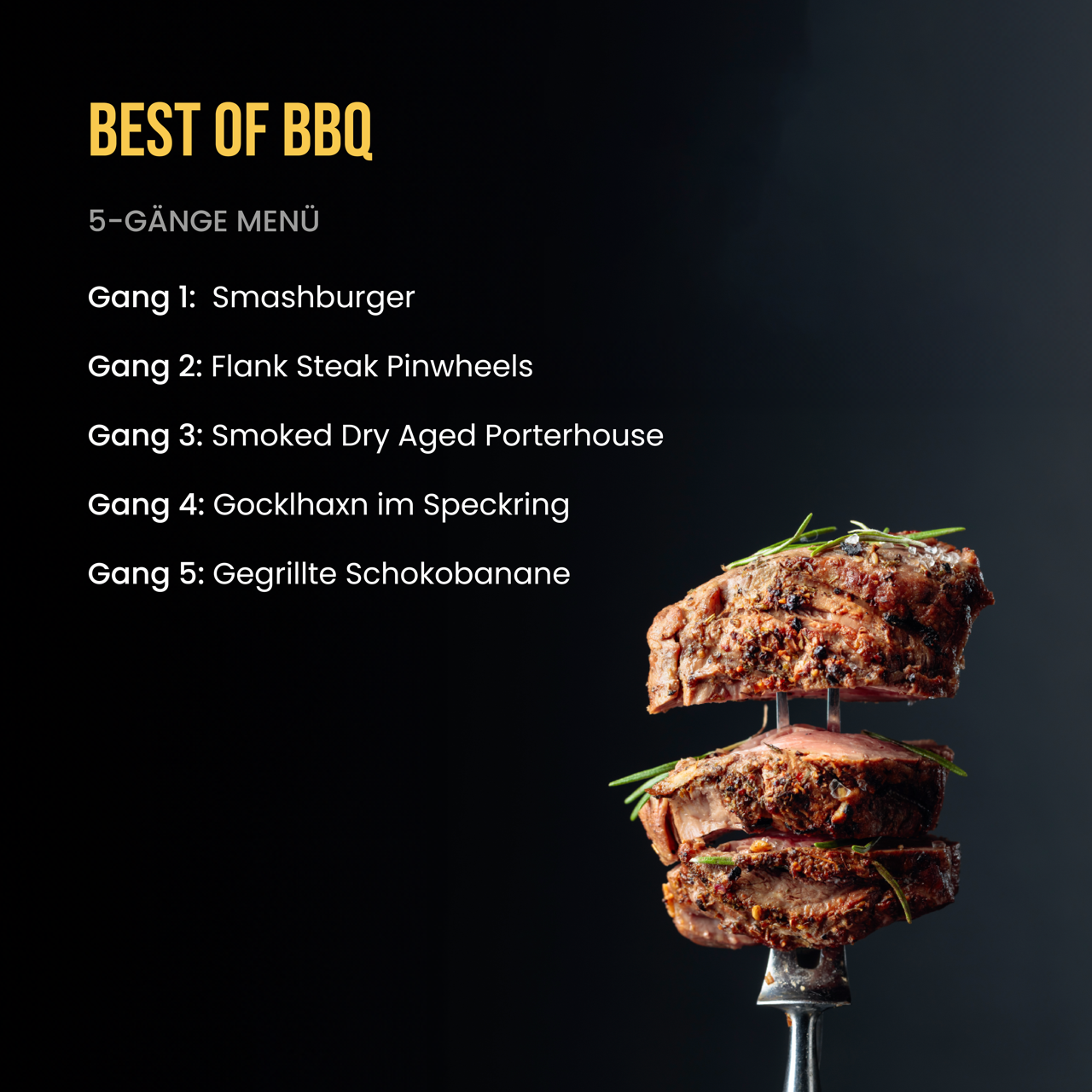 Grillkurs: BEST OF BBQ - BBQ-Rescher