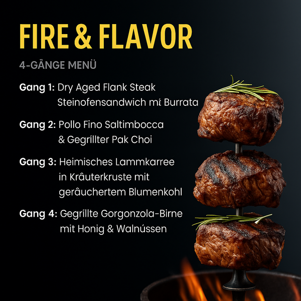 Grillkurs: "Fire & Flavor" 💥