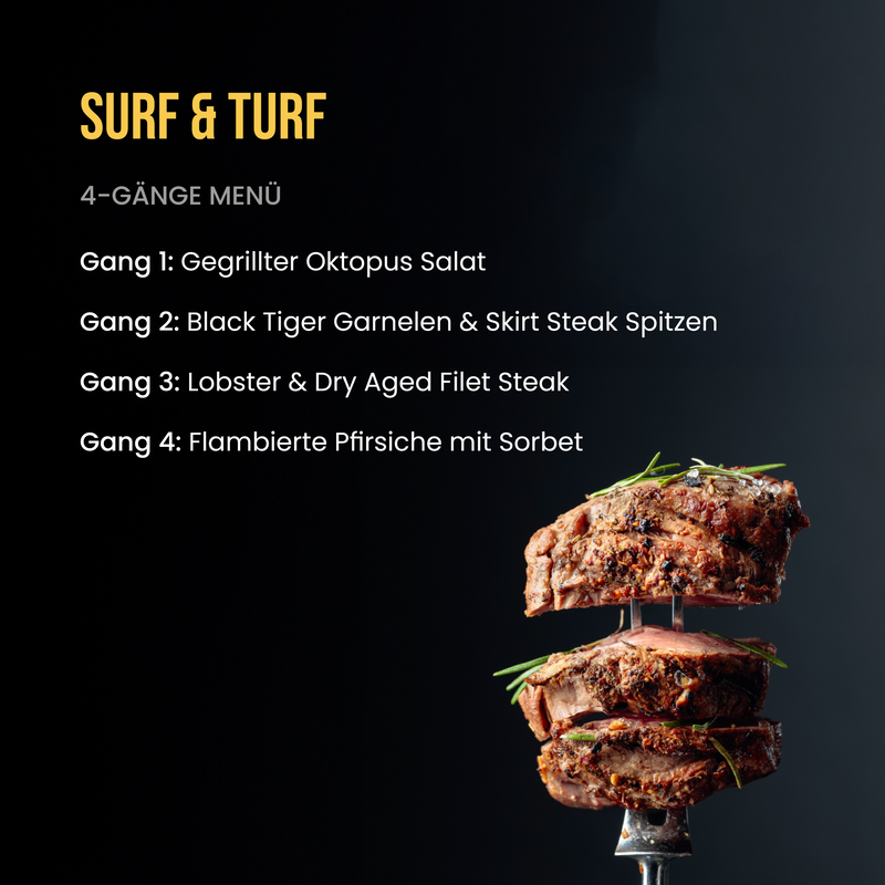 Grillkurs:  Surf & Turf - BBQ-Rescher