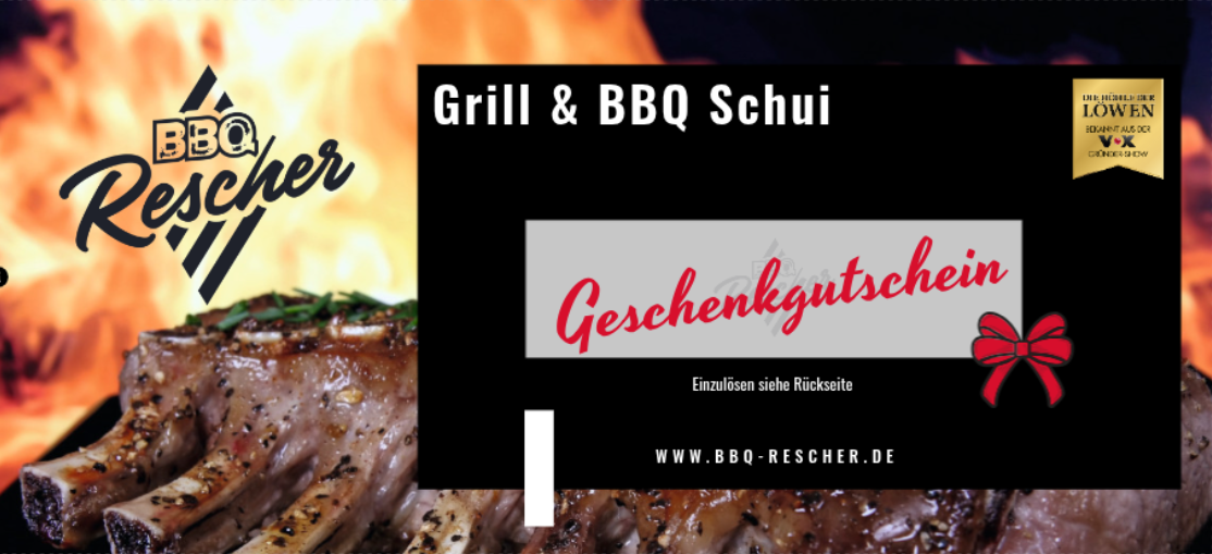 Grillkurs-Geschenkgutschein