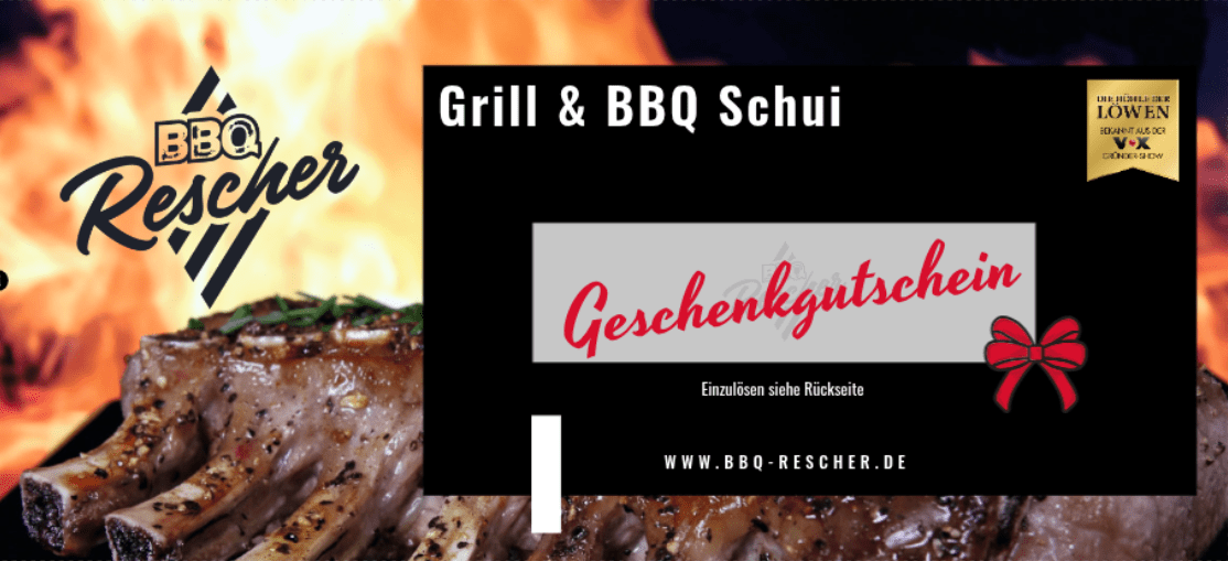 Grillkurs - Geschenkgutschein - BBQ - Rescher