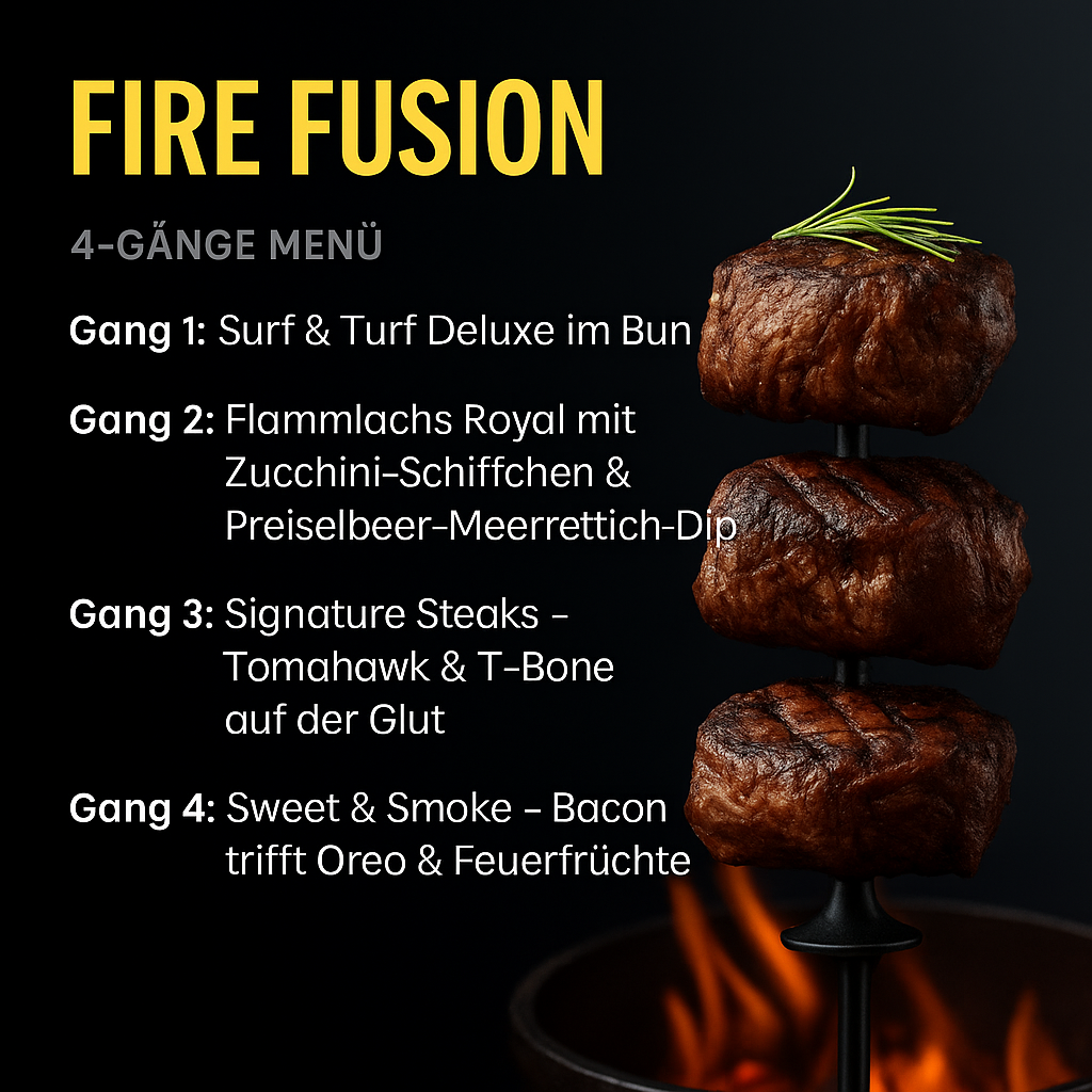 Grillkurs:  Fire Fusion 🥩